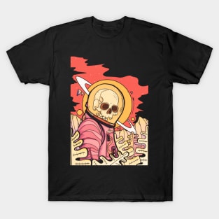 The skull astronaut T-Shirt